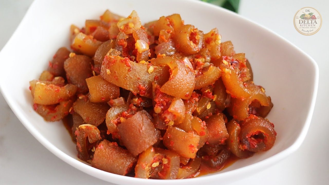 Peppered Ponmo